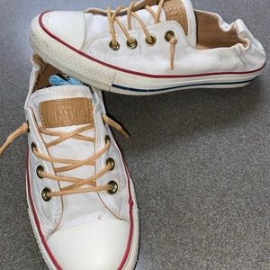 White slip on converse